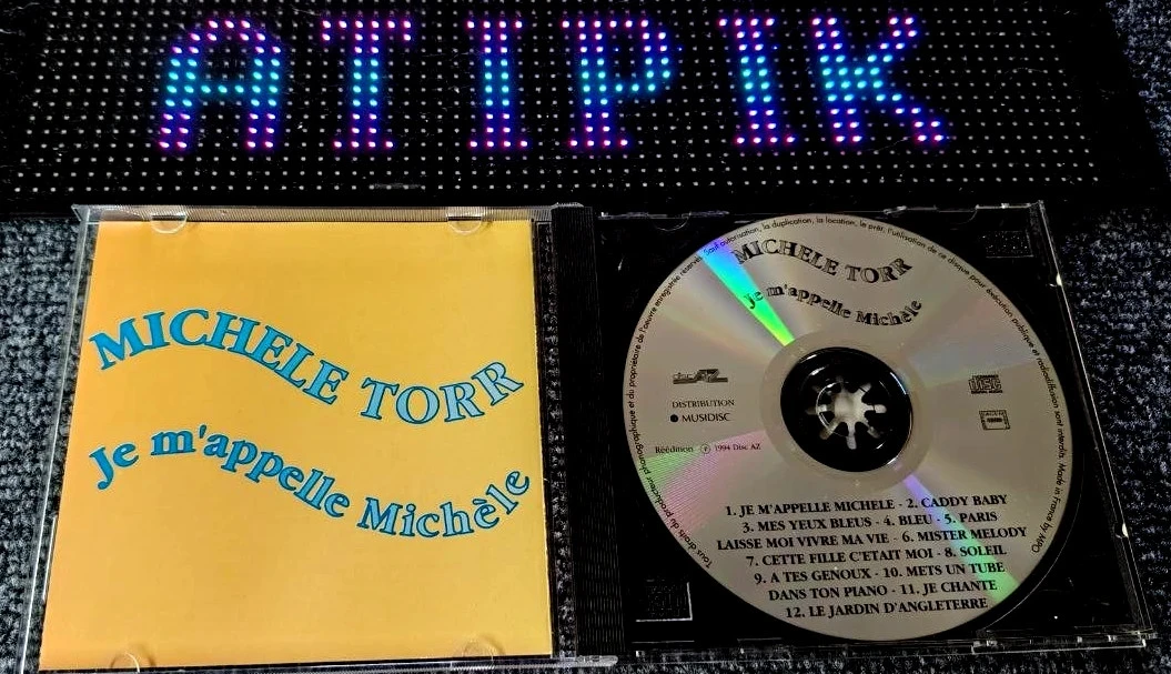 ✊ Michèle Torr - Je M’appelle Michèle - CD Origineel Vintage 1994☬ – photo 3